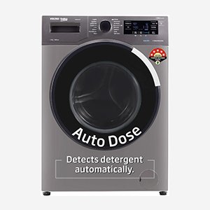 Voltas Beko 8 kg Fully Automatic Front Load with In-built Heater Grey