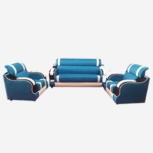 Royal Blue Premium 3+1+1 Sofa Set